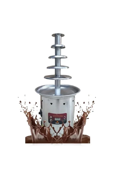 Endüstriyel Çikolata Şelalesi Makinesi 5 Katlı