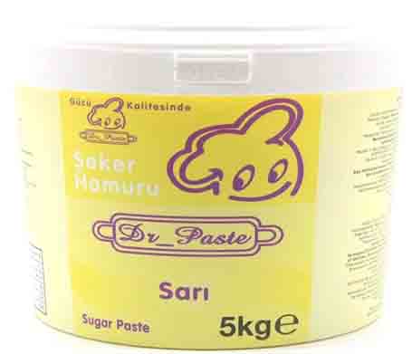 Dr. Paste Şeker Hamuru 5 Kg. Sarı Figür Hamuru