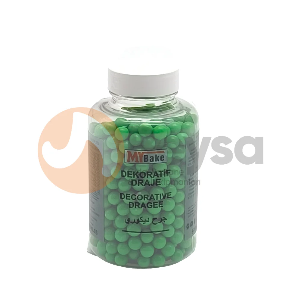 My Bake Boncuk Yeşil 200 Gr 8 Mm