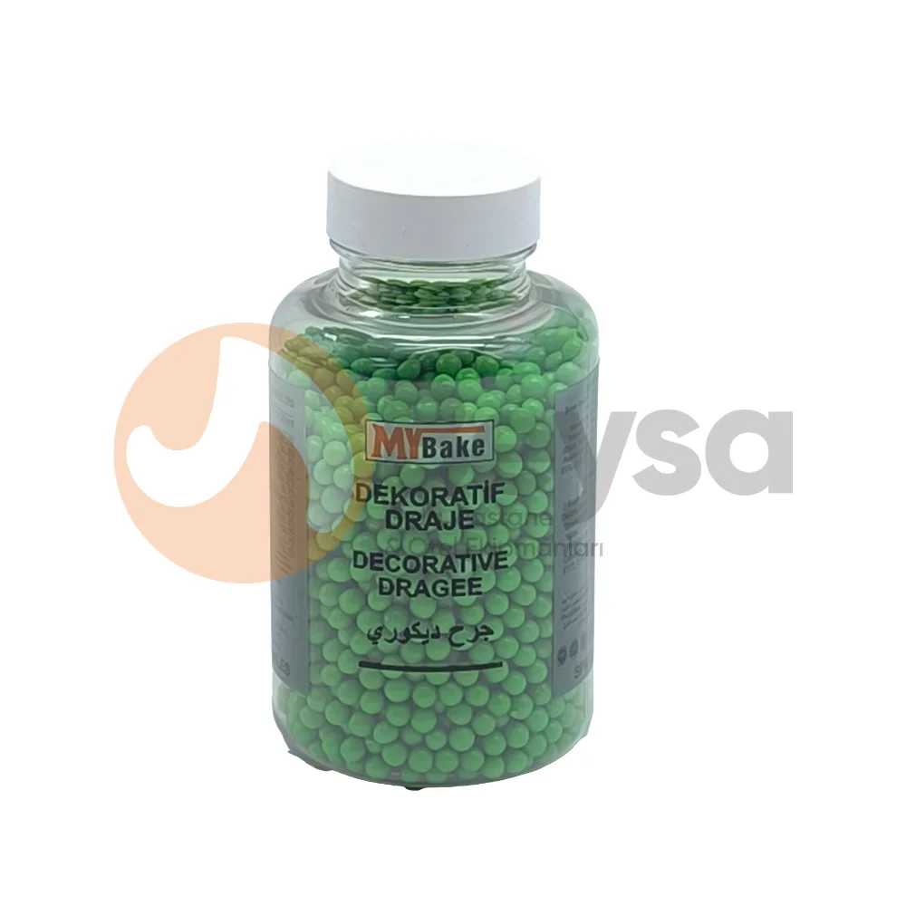 My Bake Boncuk Yeşili 200 Gr 4 Mm