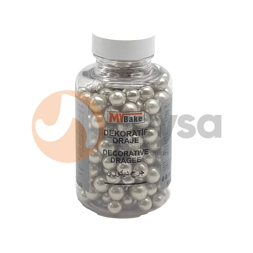 My Bake Gümüş Draje 200 Gr No:5