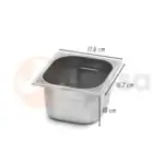 Paslanmaz Gastronom Küvet 1-6 100
