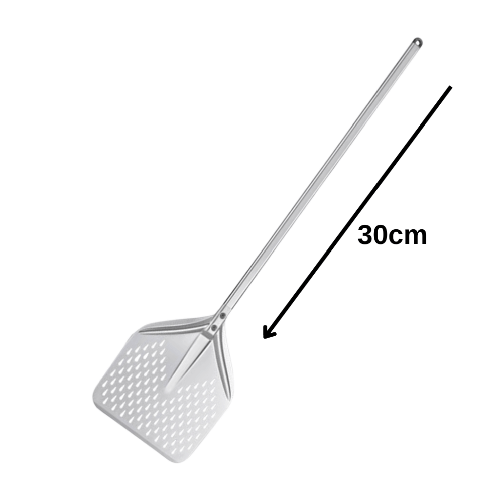 Alüminyum Delikli Pizza Küreği 30Cm