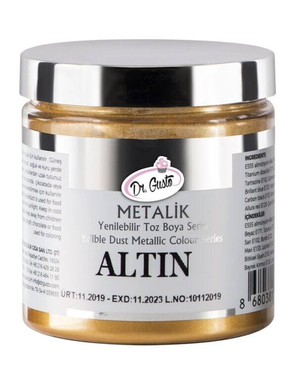 Dr.Gusto Metalik Altın 50 Gr