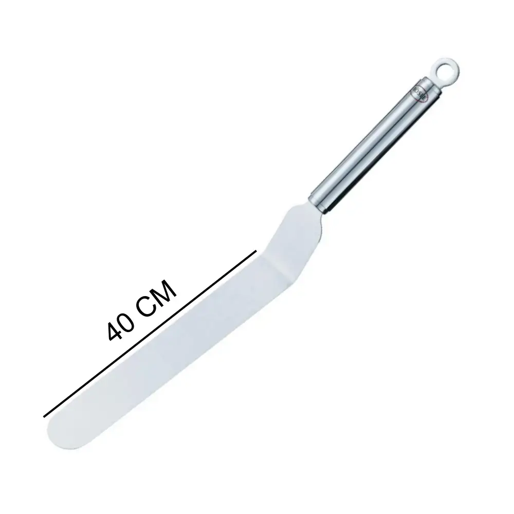 Paslanmaz Çelik Saplı Askılı Eğimli Palet Bıçağı 40 Cm