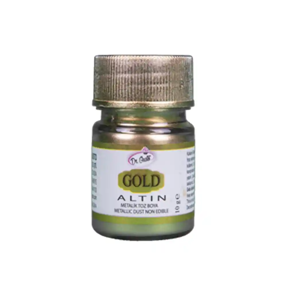 Dr.Gusto Font Metalik Toz Boya 10 Gr Altın
