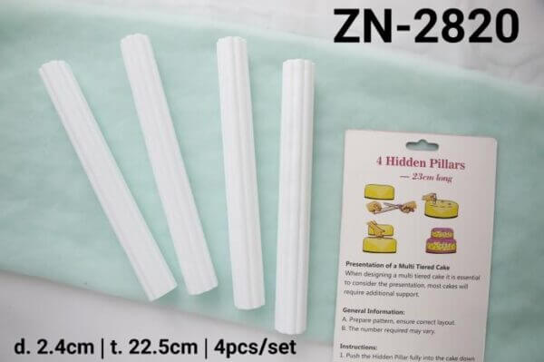 Pasta Ara Kat Beyaz Tırtıklı Sütun 4Lü