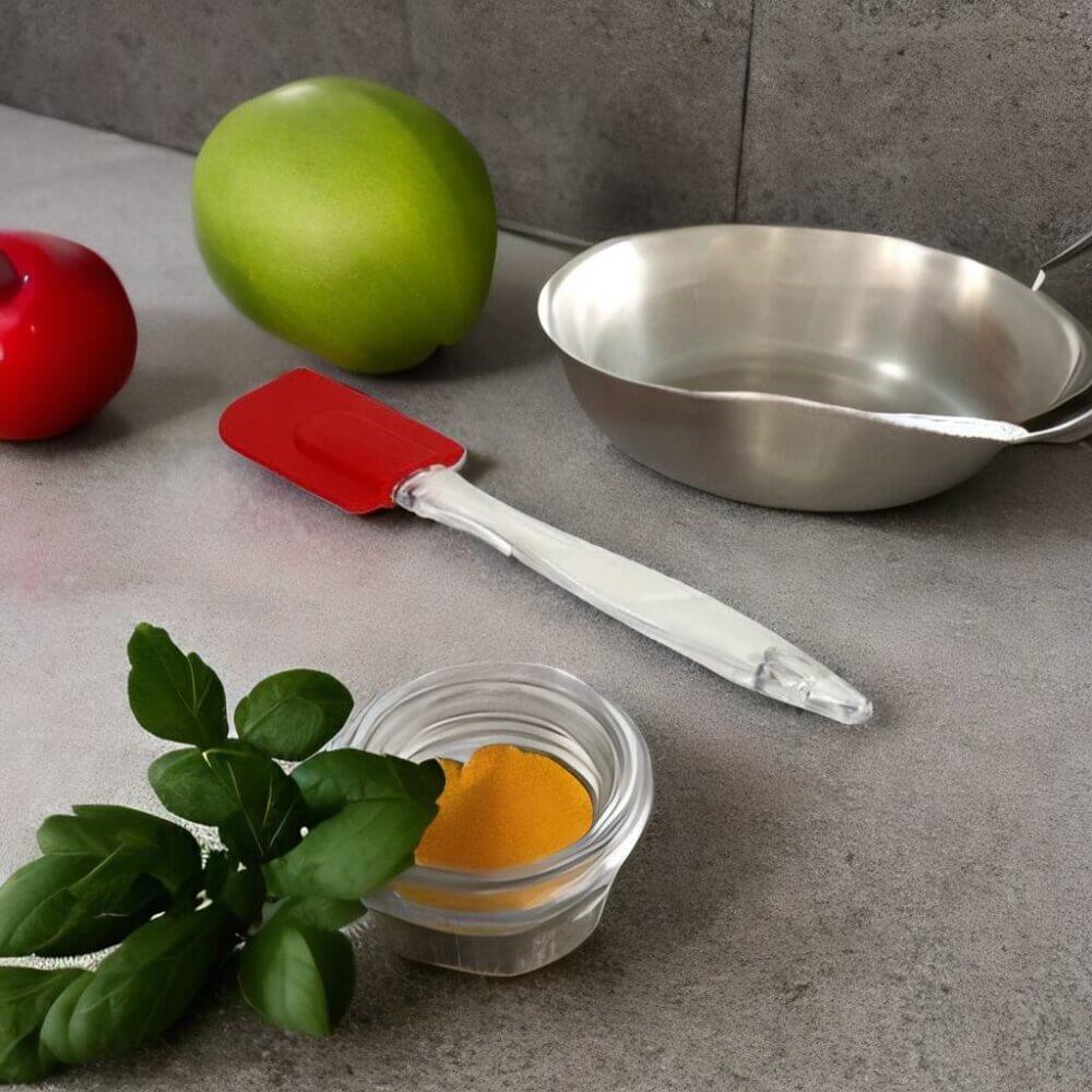 Silikon Spatula Ds-02 Kırmızı Uç 25 Cm