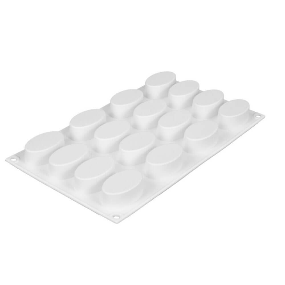Silikon Kek Kalıbı Oval 16 Lı