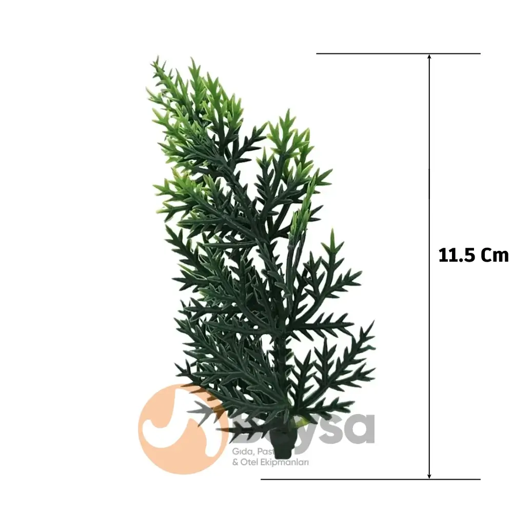Yılbaşı Pasta Süsü Çam Ağacı Büyük 25'li