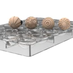 Silikomart  Semisfera 01 Choco Stampa Cho12 Tritan - Görsel 3