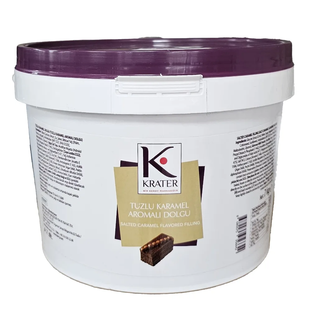 Krater Tuzlu Karamel Aromalı Kek Dolgusu 7 Kg
