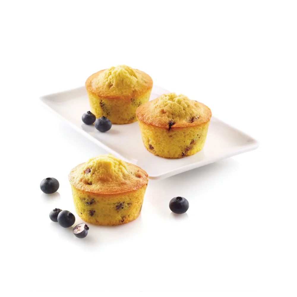 Silikomart Sf023 6 lı Muffins q69 Mm H 35 Mm
