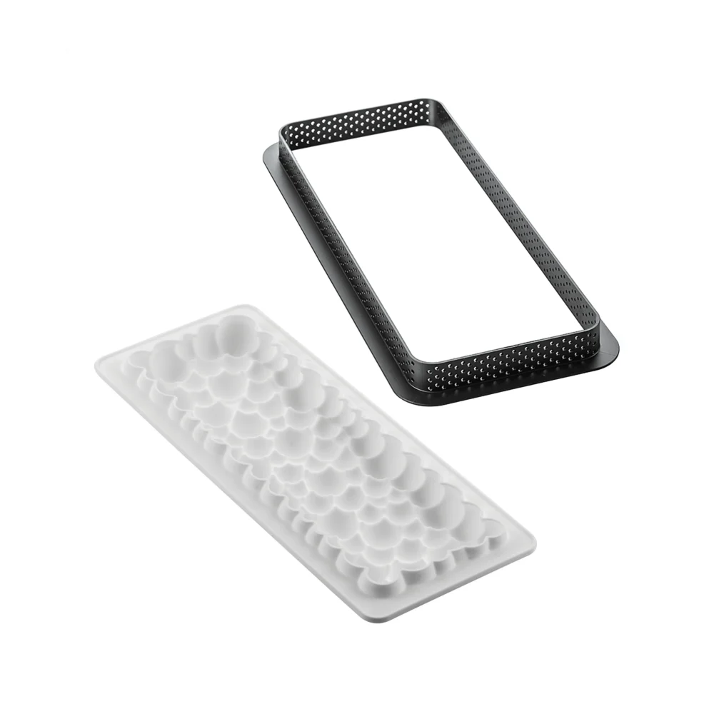 Silikomart Kıt Tarte Rıng Bubble 265x105 Mm - Görsel 2