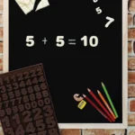 Silikomart Sf174 Choco 123 Silicone Mould - Görsel 3